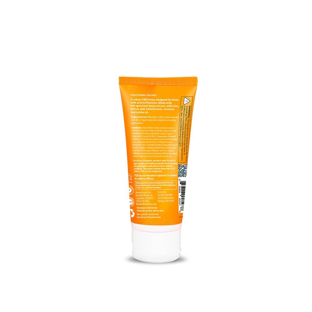 Sport CBD Lotion Topicals Bluebird Botanicals